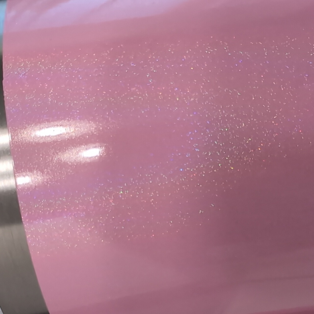 Shimmer Pink Tumbler w/Handle 40 oz NWOT - Picture 7 of 7